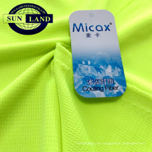 spezielles bird eye dry-fit garn micax feuchtigkeitsableitendes kühlendes sportswear-gewebe